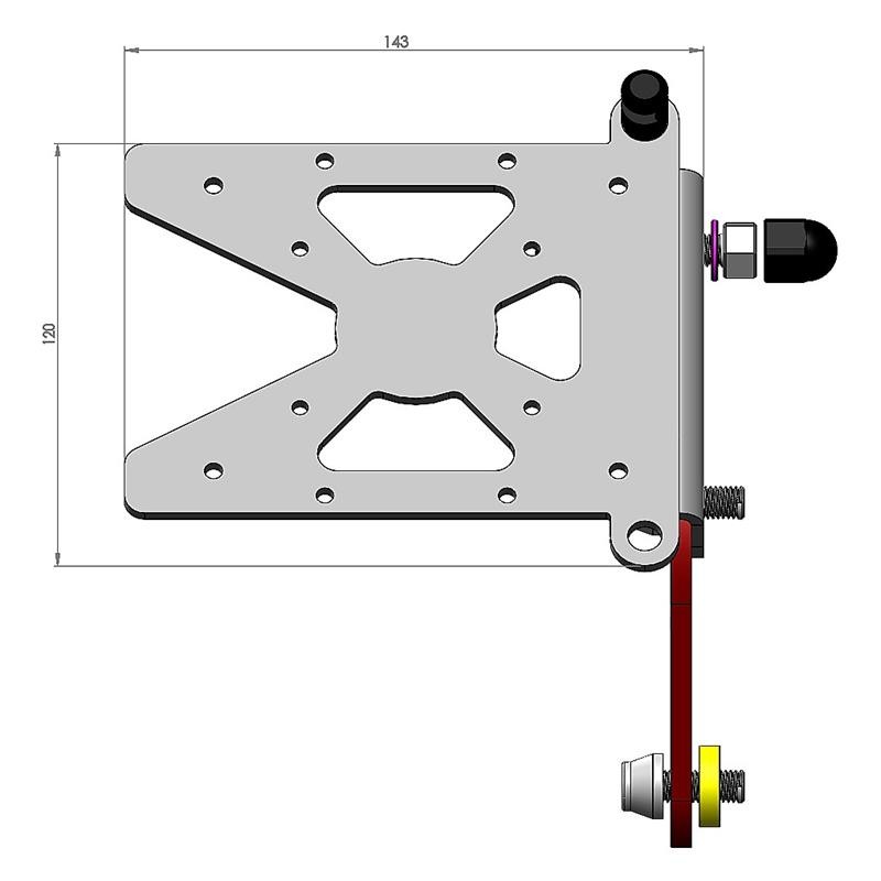 Support de plaque latéral Harley-Davidson Sportster S 1250